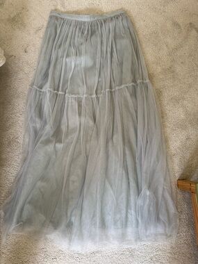 Jenny Yoo Light Blue Tulle Skirt